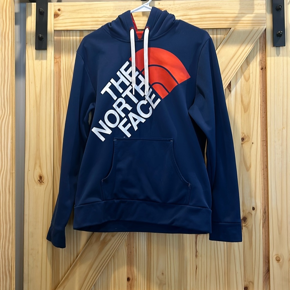 Men’s North Face hooded sweatshirt. Size M
